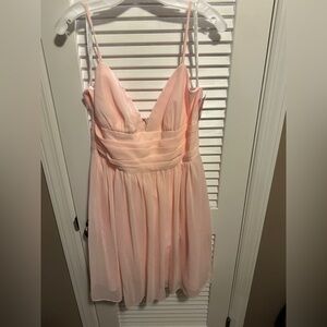 David’s Bridal Pink Dress